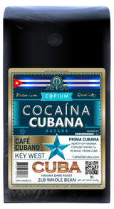 HAVANA - 100% ARABICA COFFEE - INTENSITY 11 - CAFÉ COPIUM ® 2 lb Whole Beans