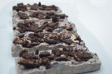 US Sweets Cookies & Cream Bark Chocolate Pack - Decadent White Chocolate Cups with Cookie Chunks | Gourmet Candy Treats | Delicious Gift | Handmade in