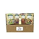All Natural Bruschetta Vegan Cracker Bruschettini Chips Variety | Sour Cream Onion | Roasted Garlic | Tomato Olive Oregano | Mediterranean Vegatables