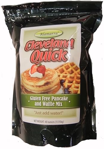 Cleveland Quick - Gluten Free Instant Pancake Waffle Mix -Two 40 Oz Packages
