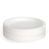 ECO SAVVY 100% Compostable Paper Plates, Sugarcane Fiber, Natural (50, 6-inch)