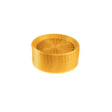 Sedmoon 24 Pack Reusable Plastic Paper Plate Holders Heavy Duty Woven Paper Plate Holder, Gold