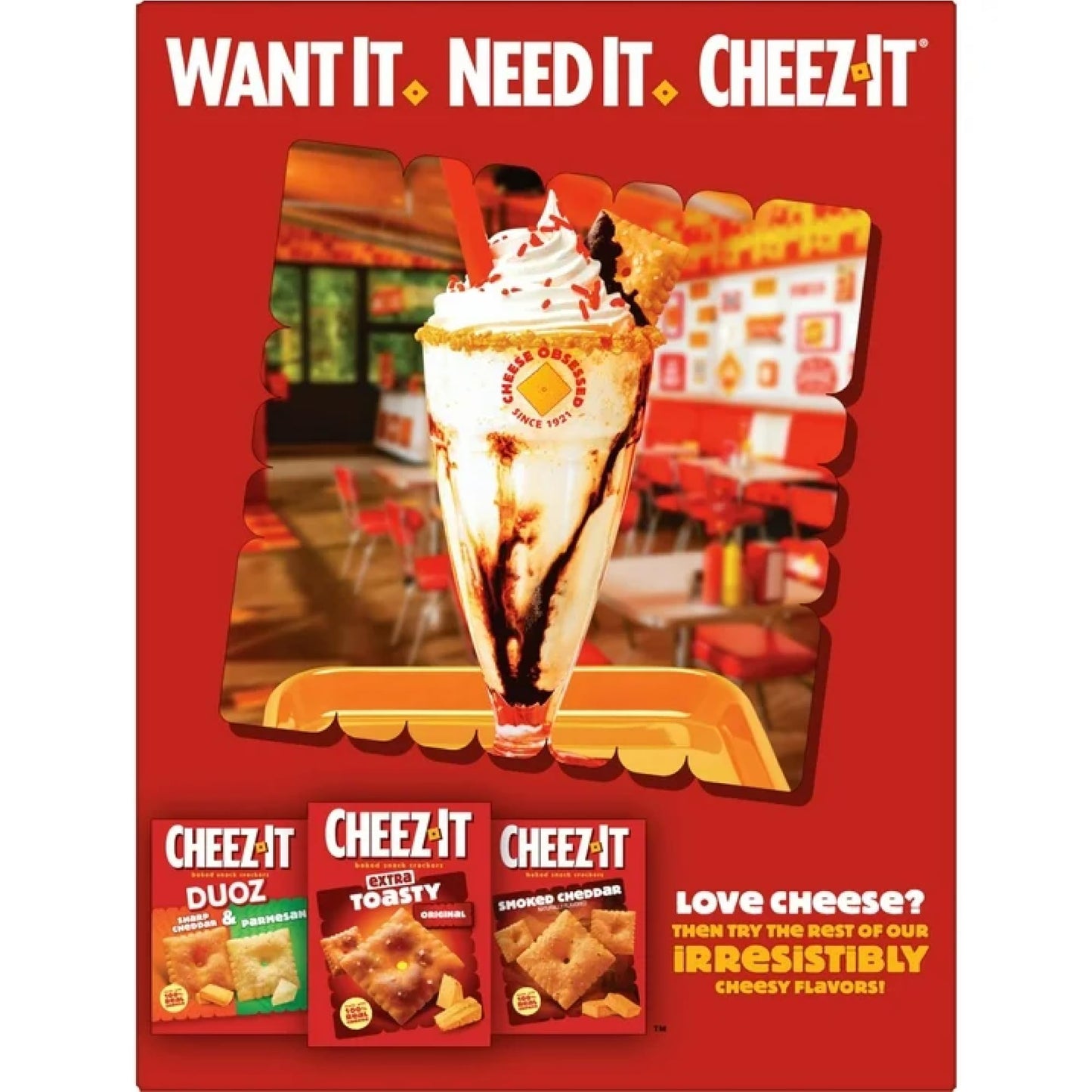 Salutem Vita - Cheez-It Original Snack Mix, Lunch Snacks, 17.8 oz, Gift Set - Pack of 5