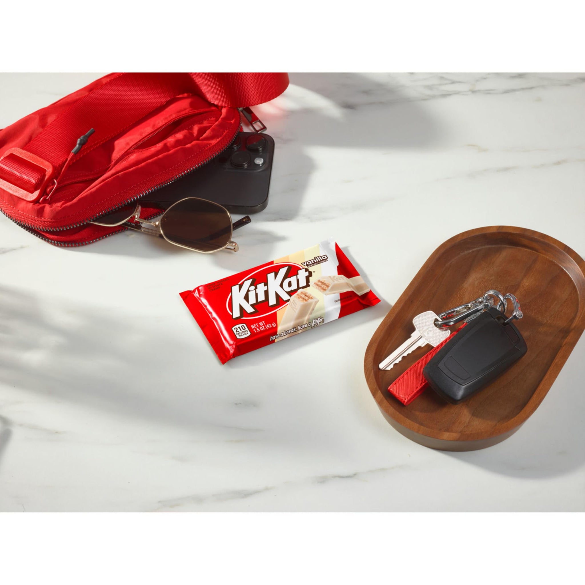 KIT KAT Vanilla Flavored Wafer Candy Bars, 1.5 oz (24 Count)