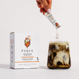 Pique Holi Hoji - Hojicha Roasted Matcha Green Tea Powder, Supports Digestion, Metabolism, Calm Energy, and Healthy Immunity - 28 Single Serve Sticks