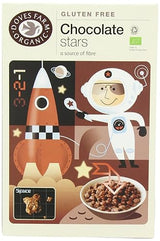 Doves Farm Organic Gluten Free Chocolate Stars (375g) - Pack of 2