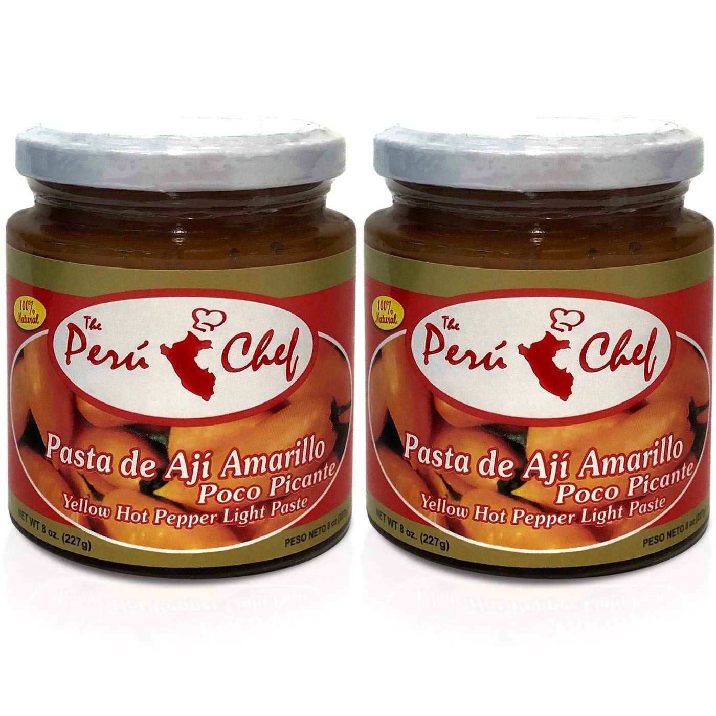 Pasta de Aji Amarillo Poco Picante 16oz 2 PACK