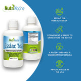 NutriNoche 5-Herb Essiac Tea - 32oz (30-Day Supply) - Ready to Drink Botanical Tonic with Organic Cat's Claw, Burdock Root, Sheep Sorrel, Slippery