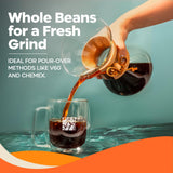 Juan Valdez Colina Whole Bean Coffee - Medium Roast | 16 oz - 100% Colombian Coffee | Unique “Caracolito” Beans with Peach & White Chocolate Notes