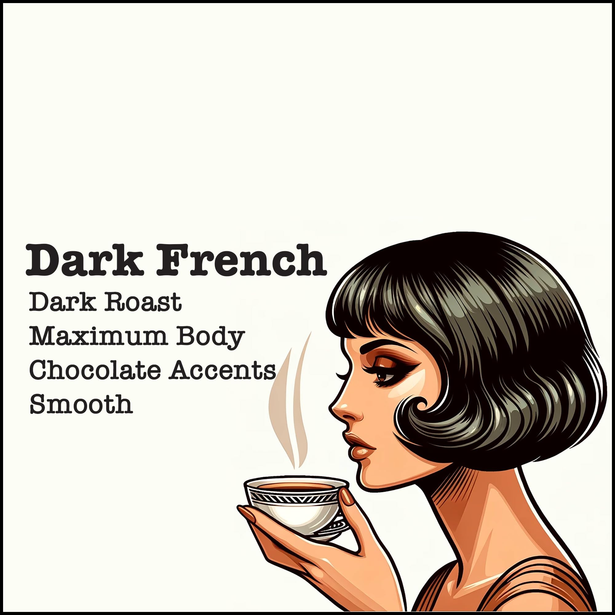 100% Jamaican Blue Mountain French Roast Coffee K-Cup Compatible - JACRA Certified - Cafecito Lady