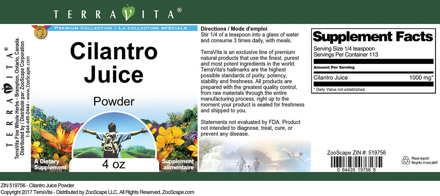 Cilantro Juice Powder (4 oz, ZIN: 519756) - 3 Pack