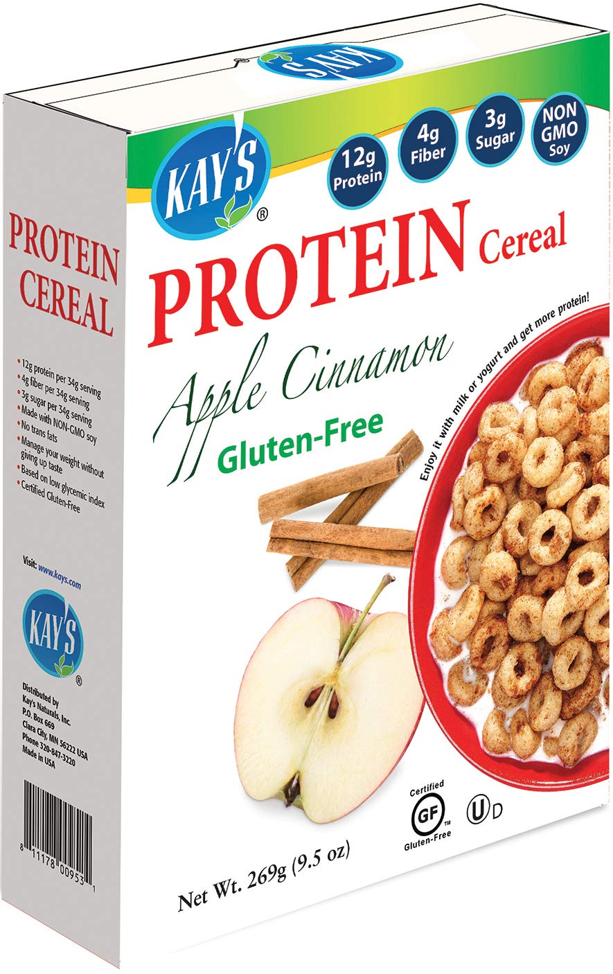 Kay's Naturals Better Balance Protein Cereal Apple Cinnamon - 9.5 oz