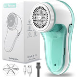Lint Remover Electric, Bobble Remover Rechargeable with 1 Spare Shaving Blade, Portable Fabric Fluff Shaver