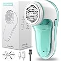 Lint Remover Electric, Bobble Remover Rechargeable with 1 Spare Shaving Blade, Portable Fabric Fluff Shaver