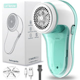 Lint Remover Electric, Bobble Remover Rechargeable with 1 Spare Shaving Blade, Portable Fabric Fluff Shaver