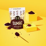 Sumac by Z&Z | Ground Sumac Spice Made from Fresh Tangy Citrus (Sumac) Berries | Turkish Sumac Seasoning for Marinades, Salads, Rice, & Hummus |