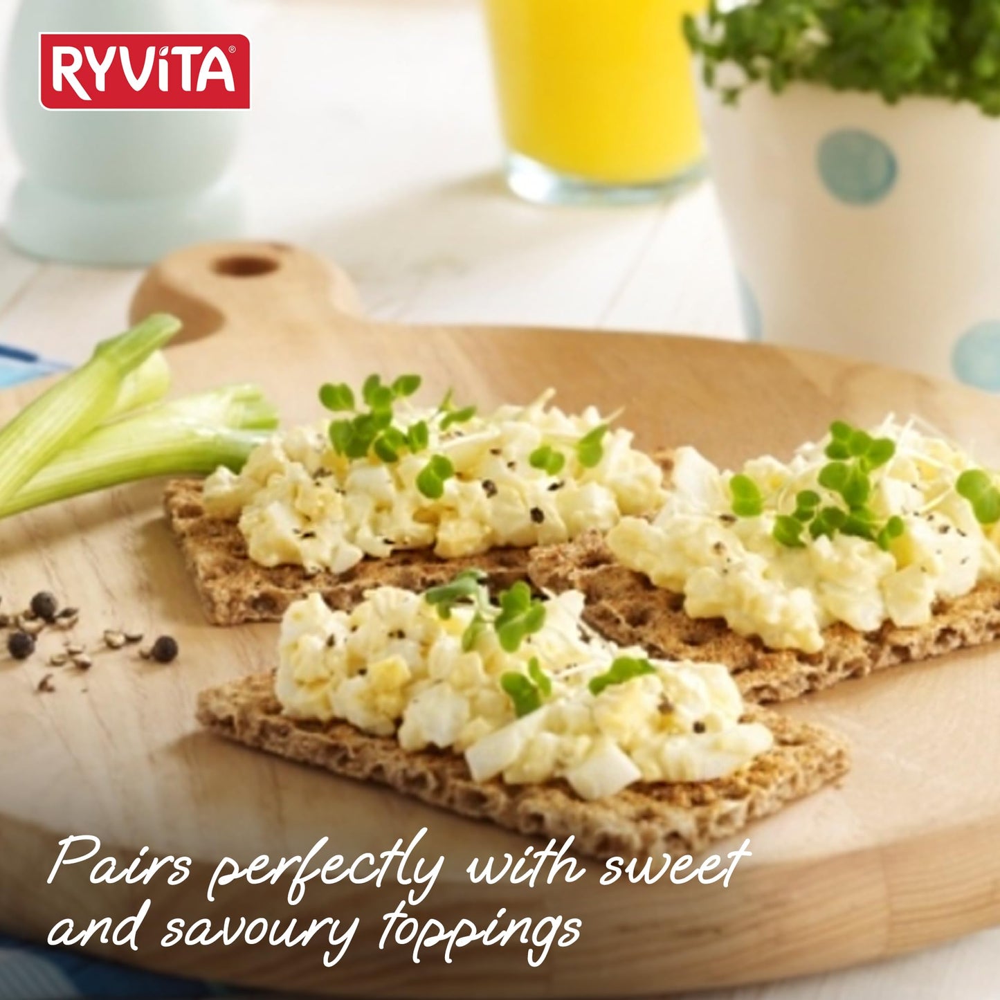 Ryvita Dark Rye Crispbread, 250 GR