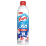Windex Fast Shine Foam Glass Cleaner Supplies, No-Drip Window & Mirror Aerosol Spray, Streak-Free, Removes Fingerprints, Dust, Dirt & Smoke Film