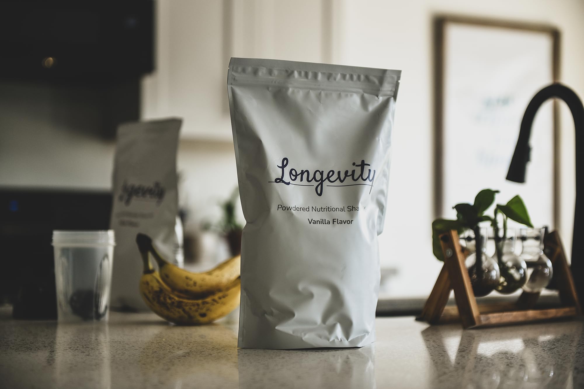 Longevity Wellness | Longevity All-in-One Nutritional Shake Mix | Complete Daily Nutrition with Protein, Vitamins & Minerals, & More | 30 Servings |