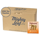 Mighty Leaf Chamomile Citrus Herbal Tea - 100 Count Tea Pouches - Caffeine-Free Blend with Chamomile, Orange Peel & Lemongrass - Calming Herbal Tea