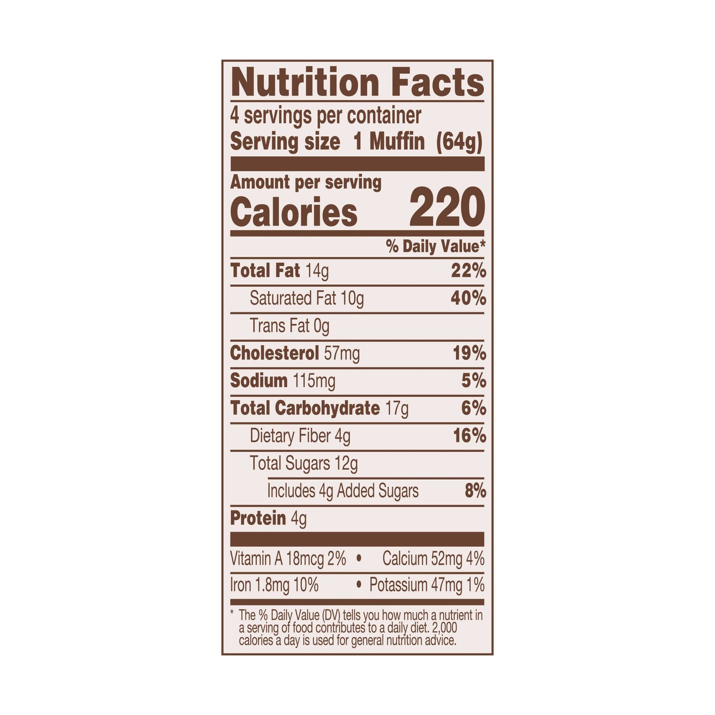 SOOZYS Double Chocolate Muffins 4Ct, 9 OZ