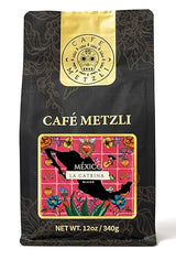 Café Metzli: Mexican Specialty Coffee - "La Catrina" (Blend) Ground Coffee 12oz