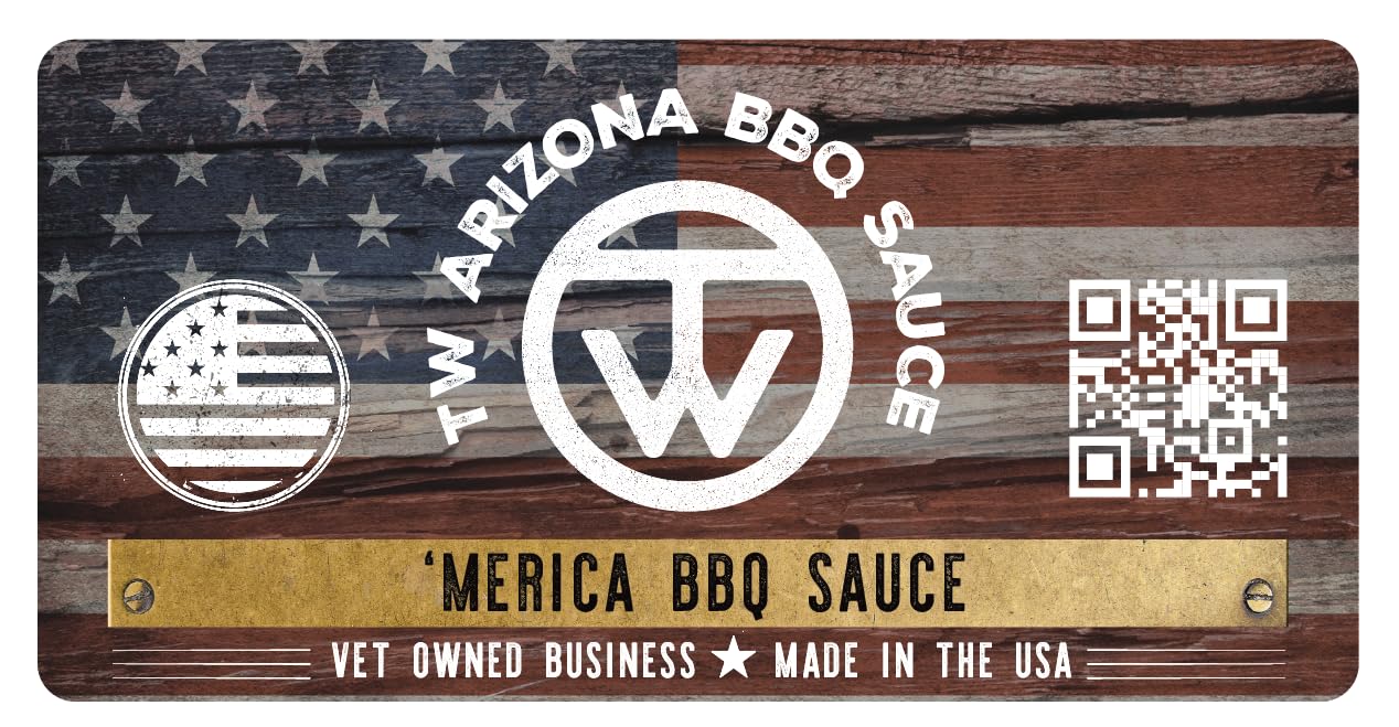 'Merica Classic BBQ Sauce, TW Arizona BBQ Sauce Veteran Owned, Made in USA