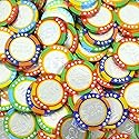 Chocolate Casino Poker Chips Assorted Coins - Las Vegas Casino Coins in Colorful Foil - 1 Pound
