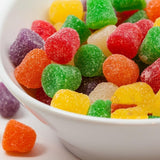 Sour Drops Chews Candy Snack Vegan Sour Gummies in Assorted Flavor Vegan Gluten Free (2 lb)