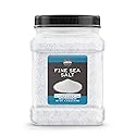Birch & Meadow 4.5 lb of Fine Sea Salt, Kitchen Essential, Mediterranean