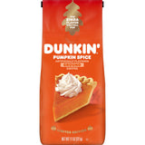 Dunkin' Medium Roast Pumpkin Spice Flavored Ground Coffee, 11 Ounce