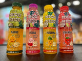 NICONICO COCONUT GEL JUICE DRINK-VARIETY PACK [16.9 fl oz, Pack of 12 (3 bottle of each Mango/Lychee/Strawberry/Pineapple)] Refreshing 30% Fruit Juice