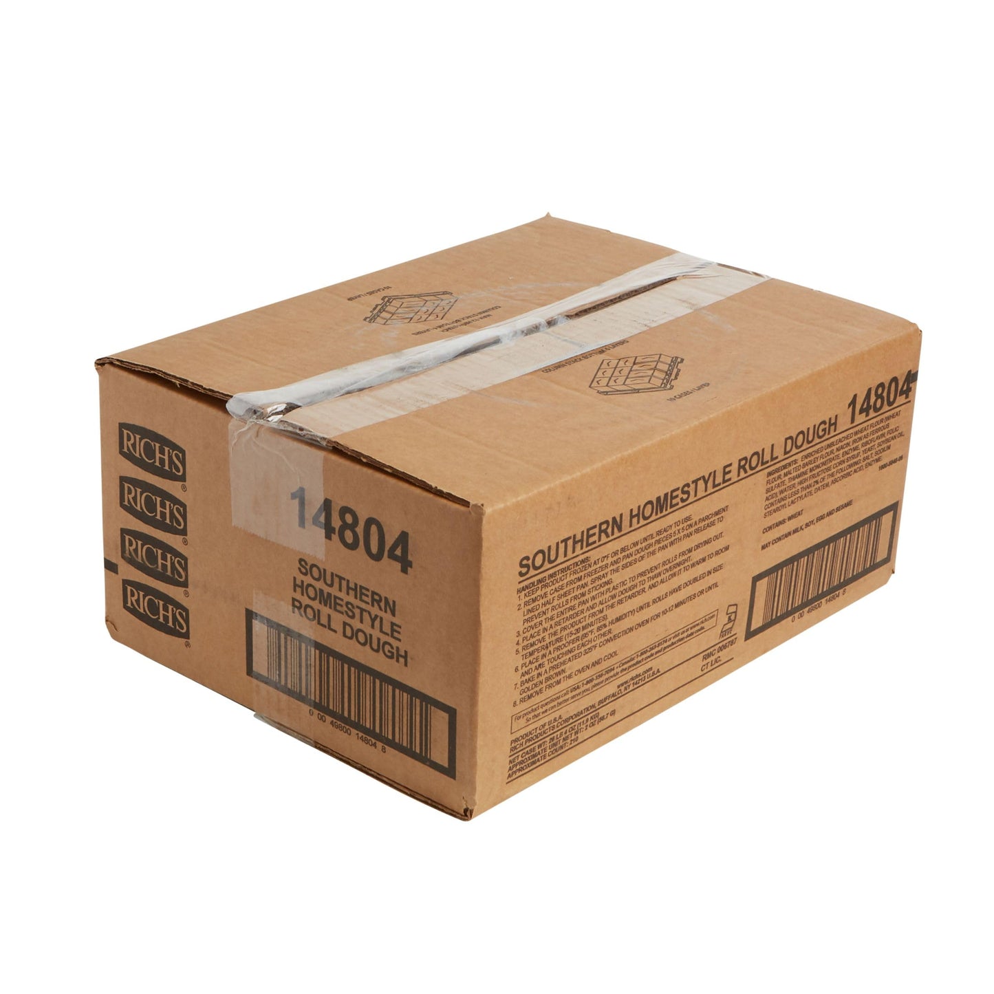 Rich's Southern Homestyle Roll Dough, 2 Ounce -- 210 per case.