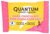 QUANTUM Dark Chocolate Pink Himalayan Salt Coffee Infused Squares, 1.69 OZ