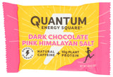 QUANTUM Dark Chocolate Pink Himalayan Salt Coffee Infused Squares, 1.69 OZ