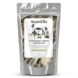 Nelson's Tea - Peppermint White Chocolate - Caffeine Free - Loose Leaf Tea with Green & Red Rooibos - White Chocolate Peppermint Tea (2 oz)