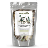 Nelson's Tea - Peppermint White Chocolate - Caffeine Free - Loose Leaf Tea with Green & Red Rooibos - White Chocolate Peppermint Tea (2 oz)