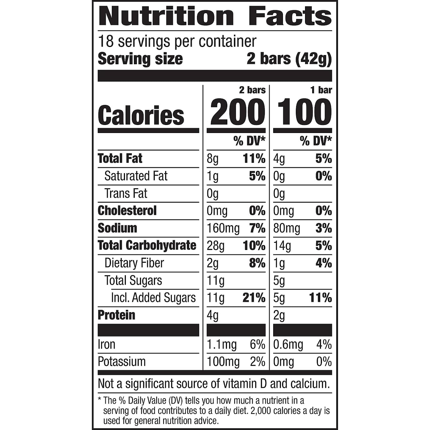 Nature Valley Crunchy Granola Bars, Peanut Butter, 1.49 oz, 18 ct, 36 bars