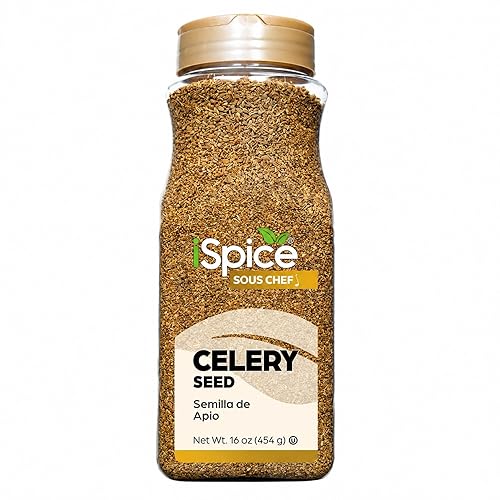 iSpice | Celery Seed Whole | Bulk Size | Gourmet Spice | Kosher (16 Ounce)