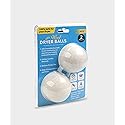 Wool Dryer Balls, Reduce Wrinkles & Shorten Drying Time, Replace Dryer Sheets, Eco Friendly, Reusable Large Drying Balls, Safe for All Clothes, 2 Pack