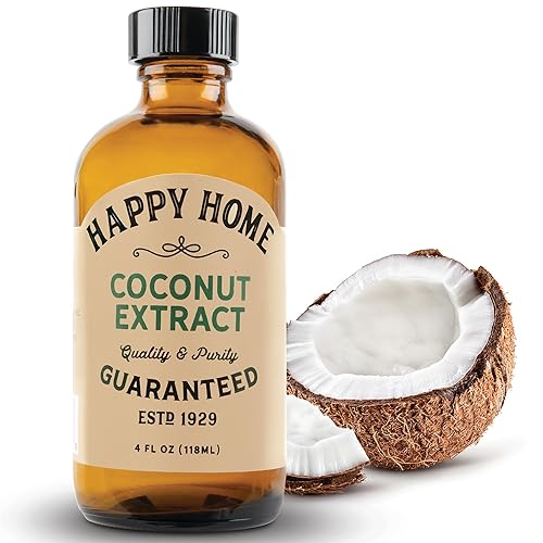 Happy Home Premium Natural Coconut Flavor - Certified Kosher, 4 oz.