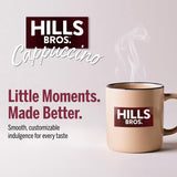Hills Bros. Cappuccino Mix - Rich, Frothy Coffeehouse-Tasting Instant Drink Mix - Quick and Easy Preparation - Perfect for Hot & Iced Drinks