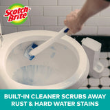 Scotch-Brite Disposable Toilet Scrubber Refill Pads for Toilet Cleaning System | Removes Rust & Hard Water Stains | 30 Disposable Refills