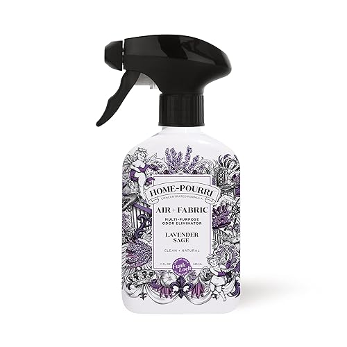 Home-Pourri Air + Fabric Multi-Purpose Odor Freshener Spray, 11 Fl Oz, Up to 570 Uses, Lavender Sage Scent, Room Deodorizer with Essential Oils