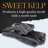 Hokkaido Sweet Kelp, Natural Umami, Wild Kombu from Hokkaido | No preservatives, No additives, Non-GMO | Japanese Dried Seaweed | 3.5oz (100g) by SUI