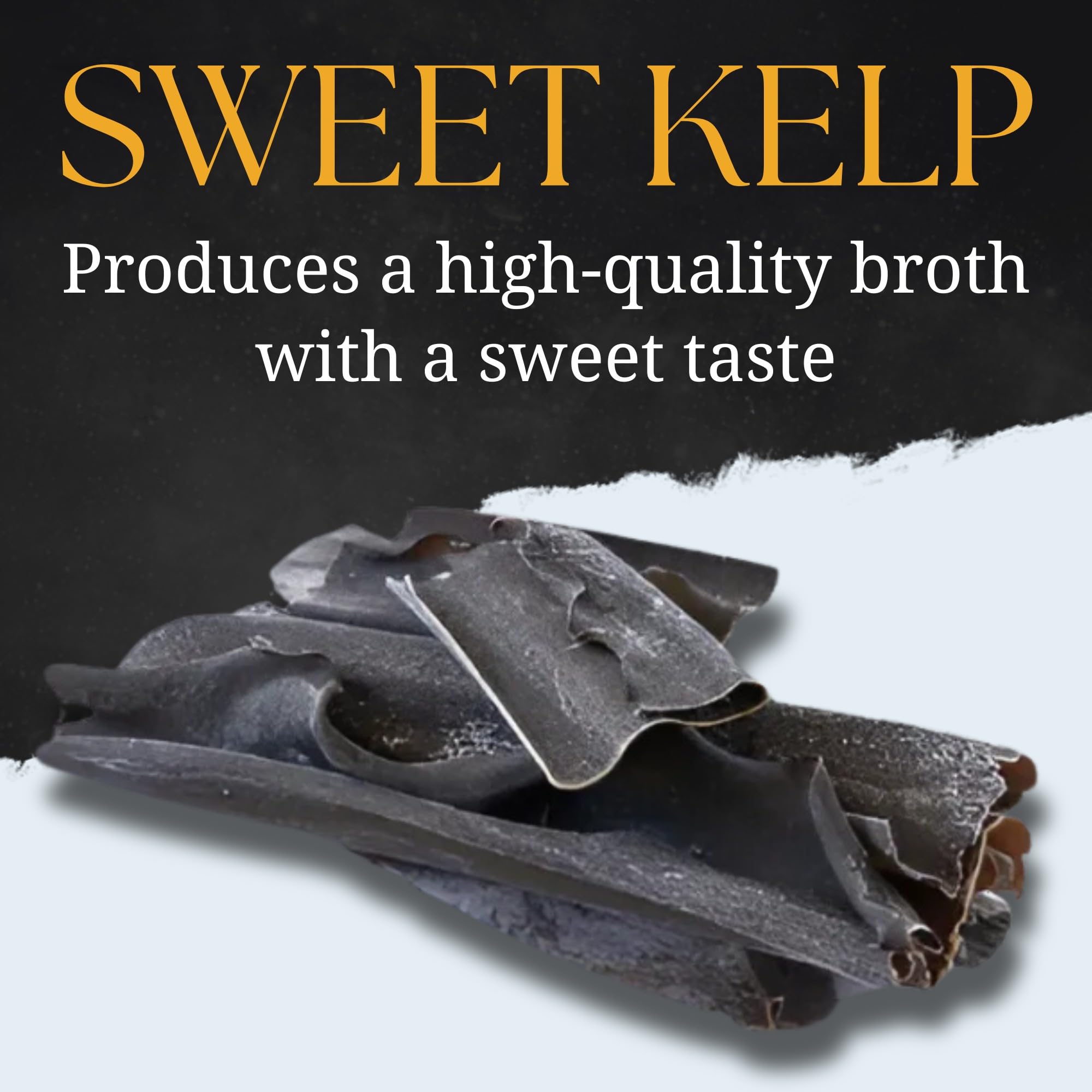 Hokkaido Sweet Kelp, Natural Umami, Wild Kombu from Hokkaido | No preservatives, No additives, Non-GMO | Japanese Dried Seaweed | 3.5oz (100g) by SUI