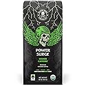 Death Wish Coffee, Power Surge Ground Coffee, Naturally Higher Caffeinated Coffee, Certified Fair Trade and Organic (16 oz)