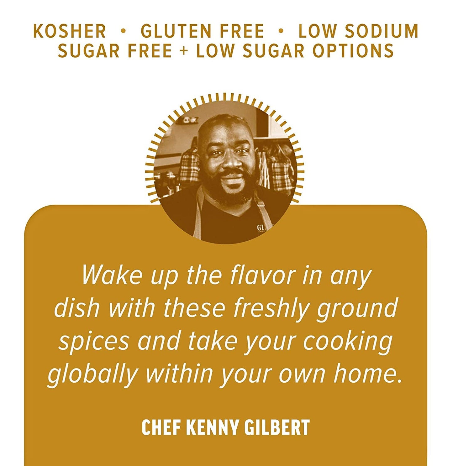 Chef Kenny Gilbert's Ultimate Spice Blend Moroccan Seasoning, No GMO, Gluten Free, Low Sodium Seasonings Featured on Oprah's Favorite Things 2020, 3.8