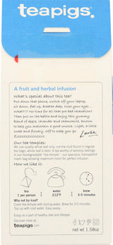 Teapigs Organic Snooze Herbal Tea Made With Whole Herbs and Fruits (1 Pack Of 15 Tea Bags)