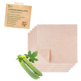 LNTPIP 5 Pack Swedish Dishcloths for Kitchen, 100% Compostable Loofah & Plant Fiber Swedish Dish Cloths, Reusable Paper Towels, Super Absorbent